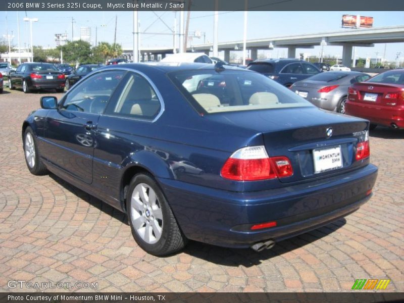 Mystic Blue Metallic / Sand 2006 BMW 3 Series 325i Coupe