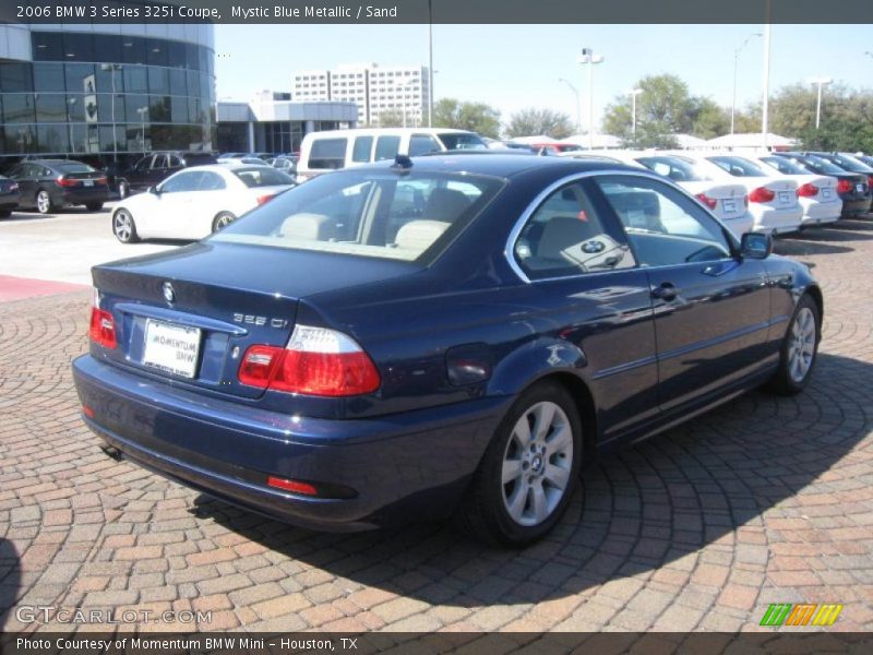 Mystic Blue Metallic / Sand 2006 BMW 3 Series 325i Coupe