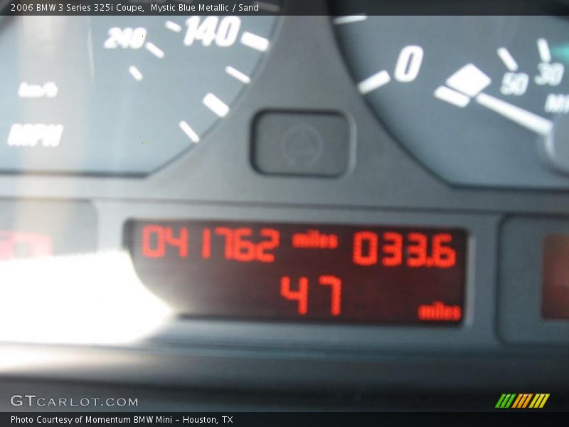 Mystic Blue Metallic / Sand 2006 BMW 3 Series 325i Coupe