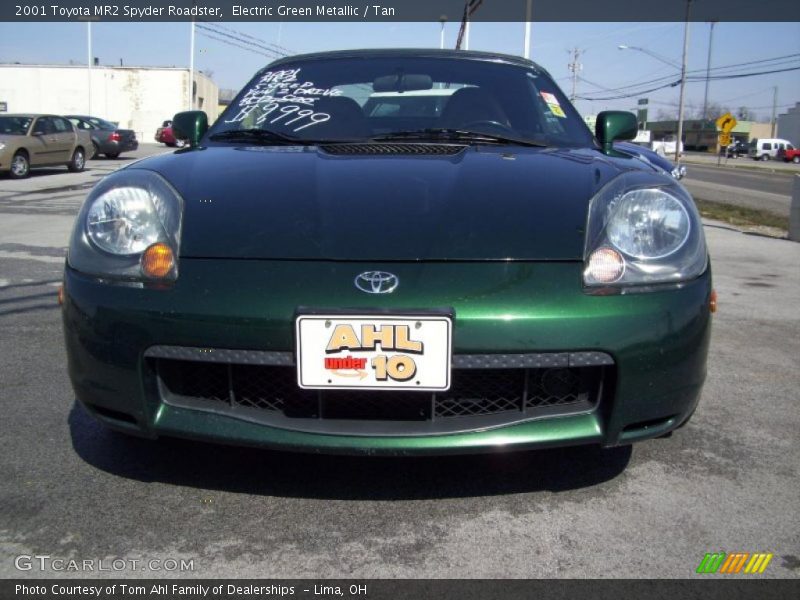 Electric Green Metallic / Tan 2001 Toyota MR2 Spyder Roadster