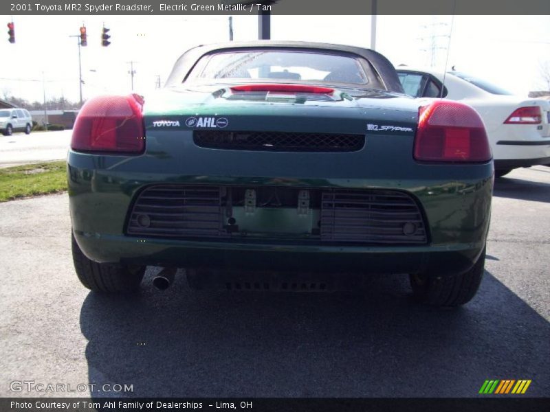 Electric Green Metallic / Tan 2001 Toyota MR2 Spyder Roadster