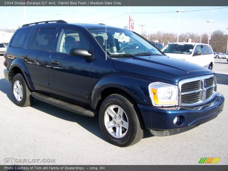 Patriot Blue Pearl / Medium Slate Gray 2004 Dodge Durango SLT 4x4