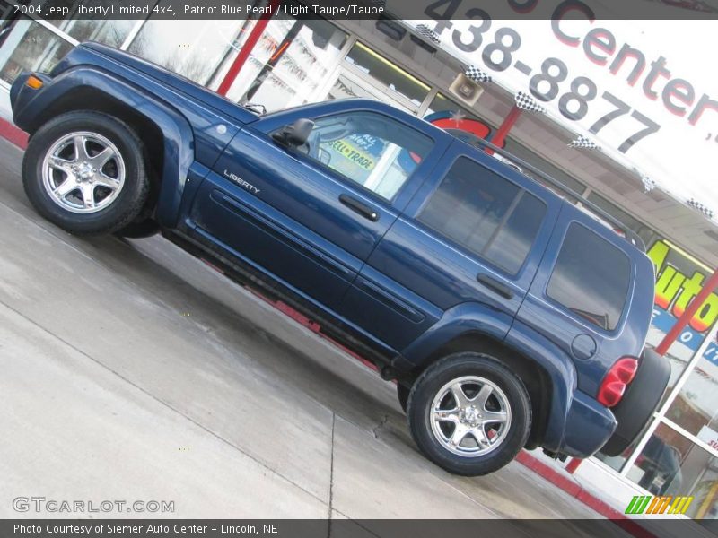 Patriot Blue Pearl / Light Taupe/Taupe 2004 Jeep Liberty Limited 4x4