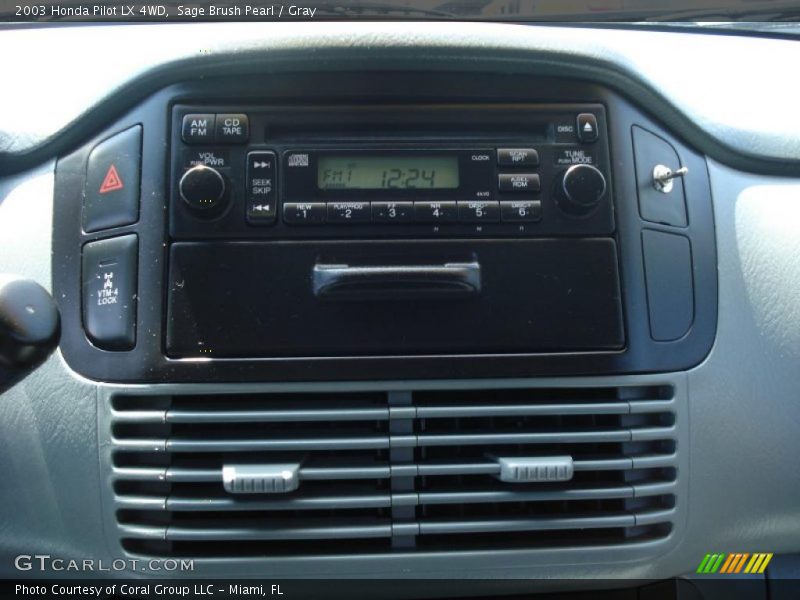 Sage Brush Pearl / Gray 2003 Honda Pilot LX 4WD