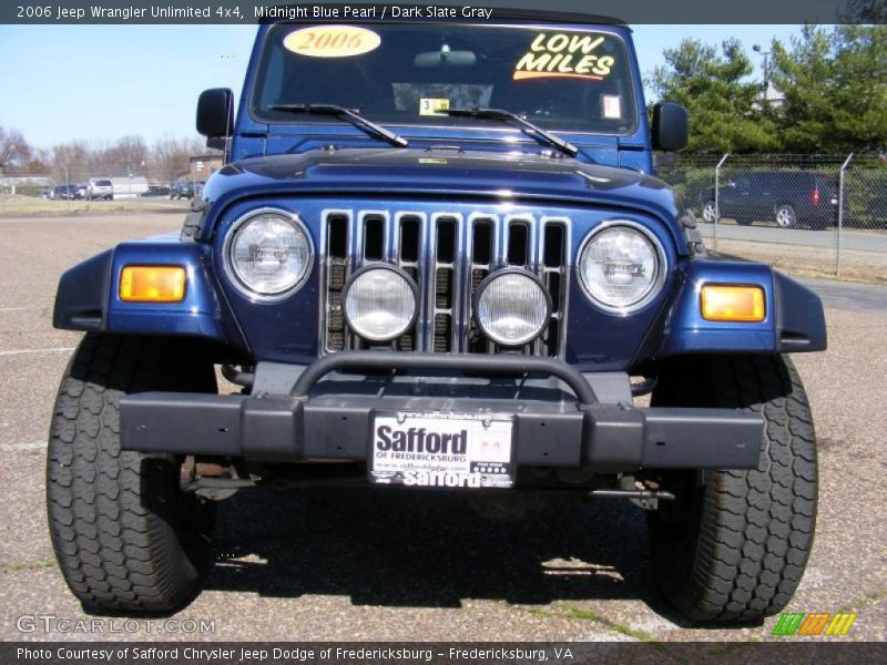Midnight Blue Pearl / Dark Slate Gray 2006 Jeep Wrangler Unlimited 4x4