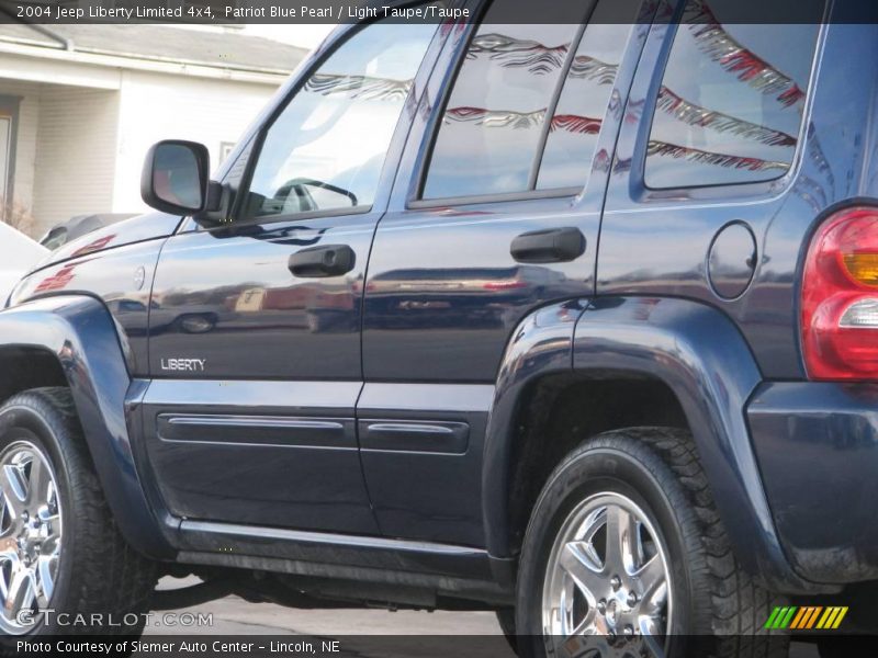 Patriot Blue Pearl / Light Taupe/Taupe 2004 Jeep Liberty Limited 4x4