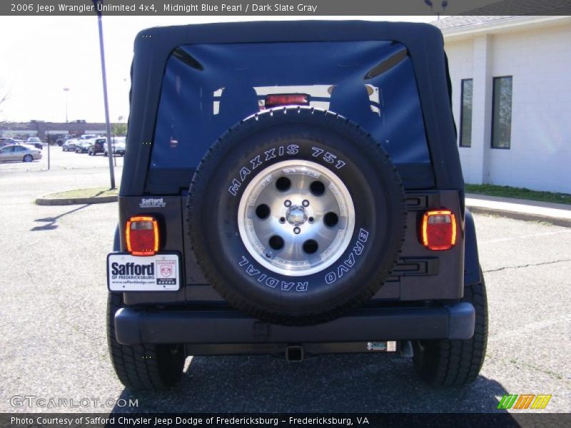 Midnight Blue Pearl / Dark Slate Gray 2006 Jeep Wrangler Unlimited 4x4