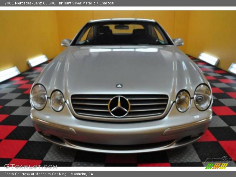 Brilliant Silver Metallic / Charcoal 2001 Mercedes-Benz CL 600