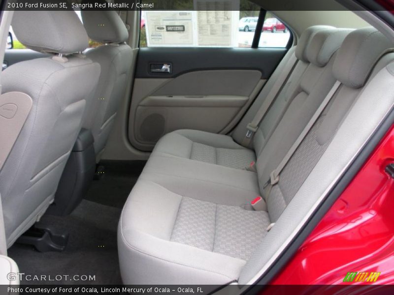 Sangria Red Metallic / Camel 2010 Ford Fusion SE