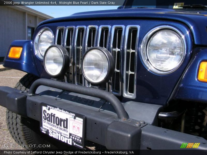 Midnight Blue Pearl / Dark Slate Gray 2006 Jeep Wrangler Unlimited 4x4