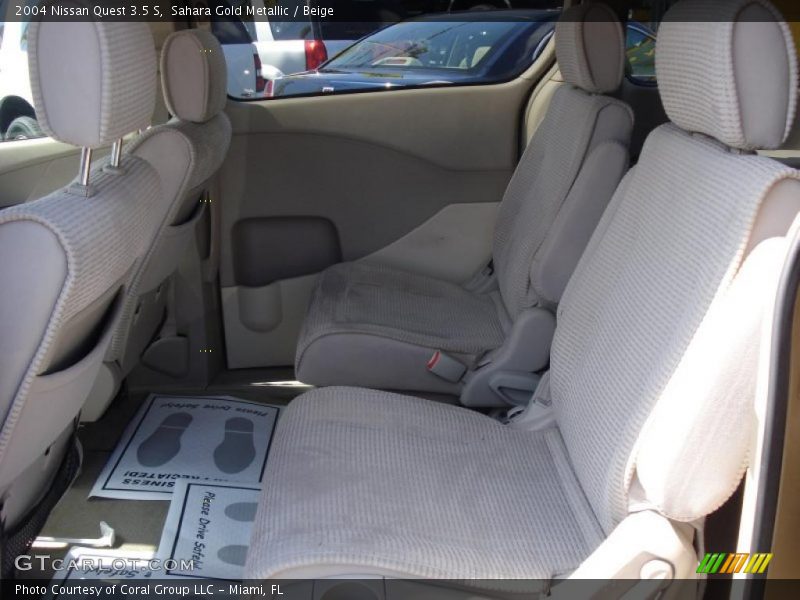 Sahara Gold Metallic / Beige 2004 Nissan Quest 3.5 S