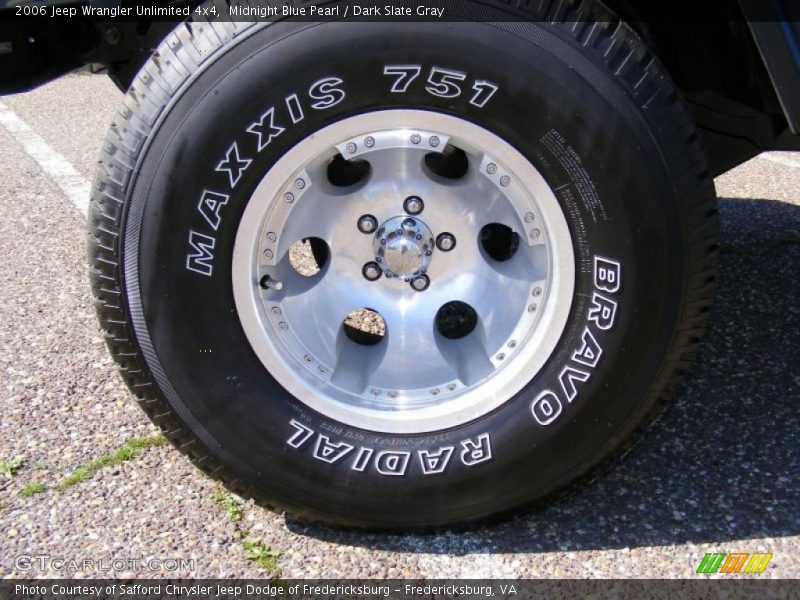Midnight Blue Pearl / Dark Slate Gray 2006 Jeep Wrangler Unlimited 4x4
