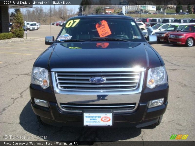 Black / Black 2007 Ford Explorer Limited 4x4
