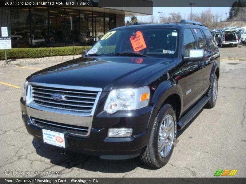 Black / Black 2007 Ford Explorer Limited 4x4