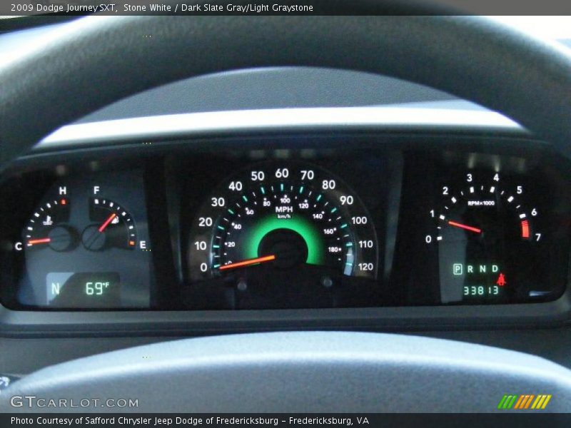 Stone White / Dark Slate Gray/Light Graystone 2009 Dodge Journey SXT