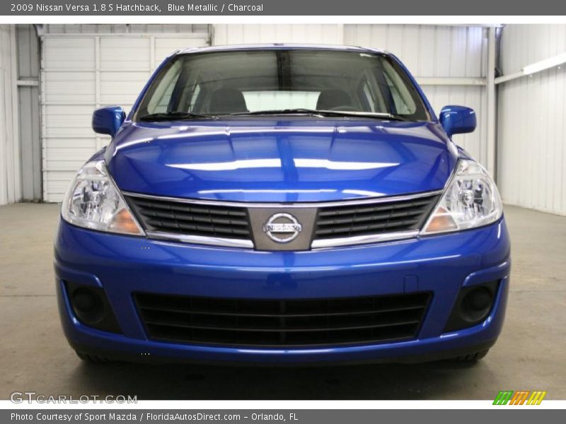 Blue Metallic / Charcoal 2009 Nissan Versa 1.8 S Hatchback