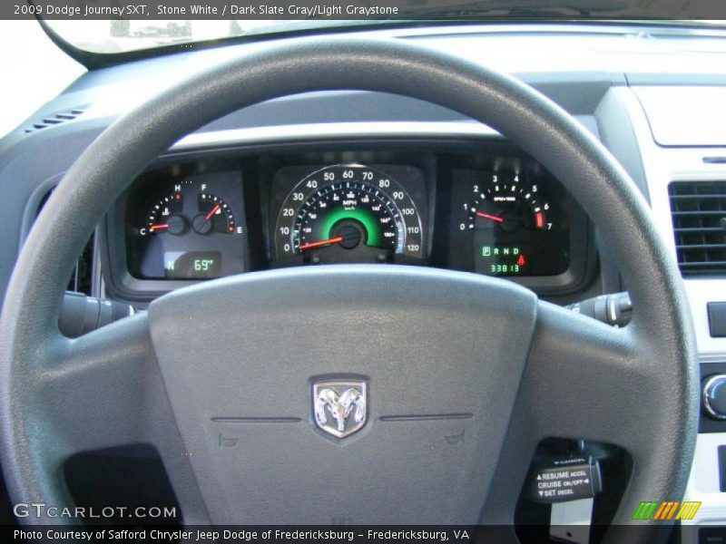 Stone White / Dark Slate Gray/Light Graystone 2009 Dodge Journey SXT
