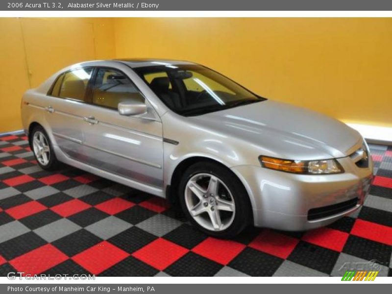 Alabaster Silver Metallic / Ebony 2006 Acura TL 3.2