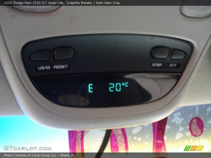 Graphite Metallic / Dark Slate Gray 2002 Dodge Ram 1500 SLT Quad Cab