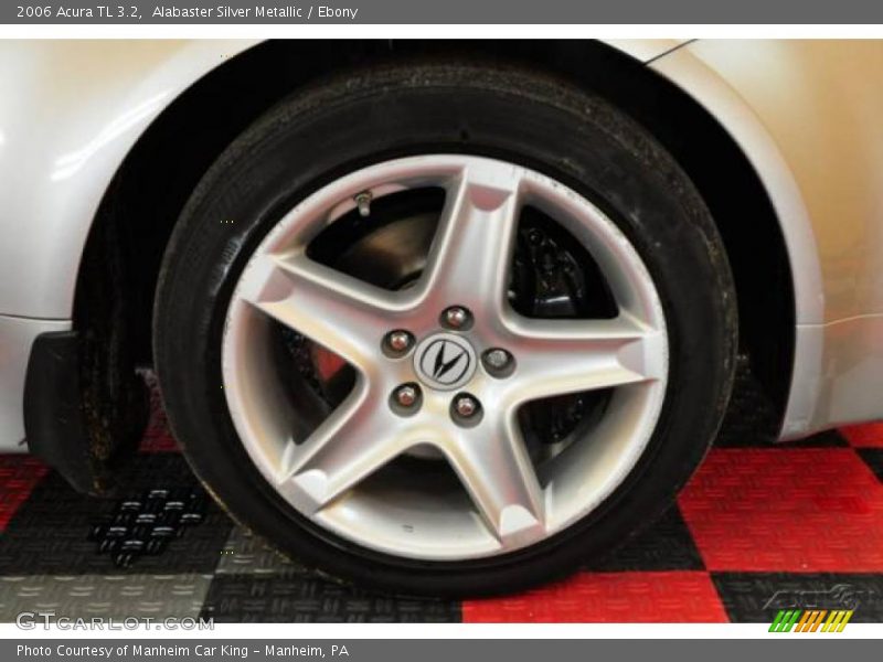 Alabaster Silver Metallic / Ebony 2006 Acura TL 3.2