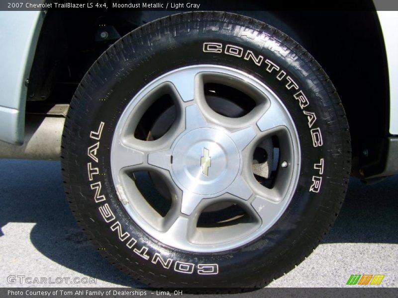 Moondust Metallic / Light Gray 2007 Chevrolet TrailBlazer LS 4x4