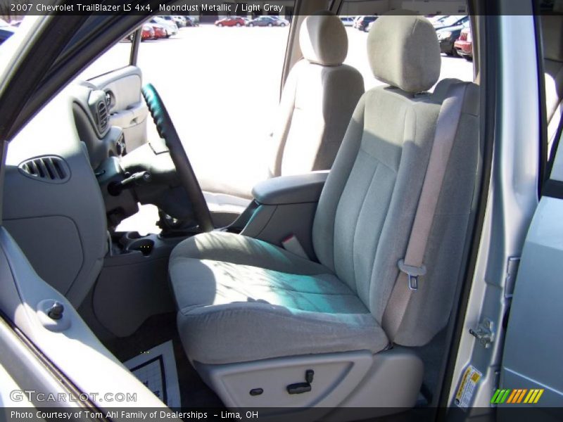Moondust Metallic / Light Gray 2007 Chevrolet TrailBlazer LS 4x4