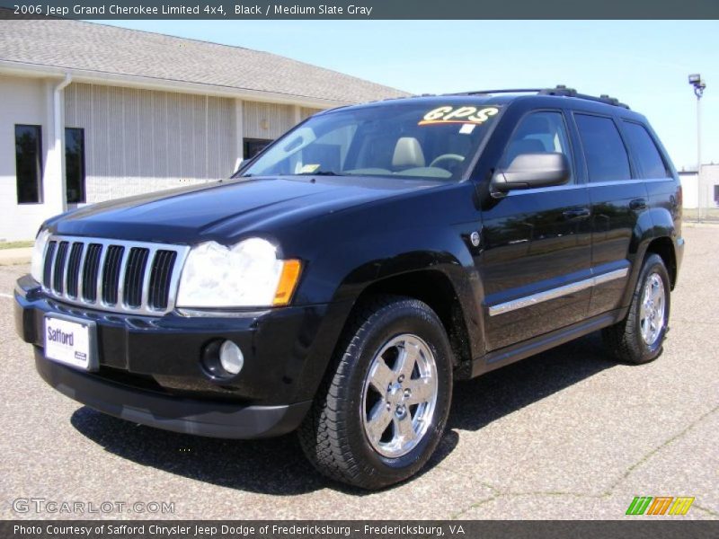 Black / Medium Slate Gray 2006 Jeep Grand Cherokee Limited 4x4