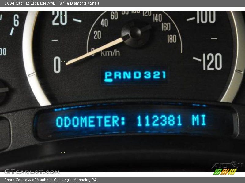 White Diamond / Shale 2004 Cadillac Escalade AWD