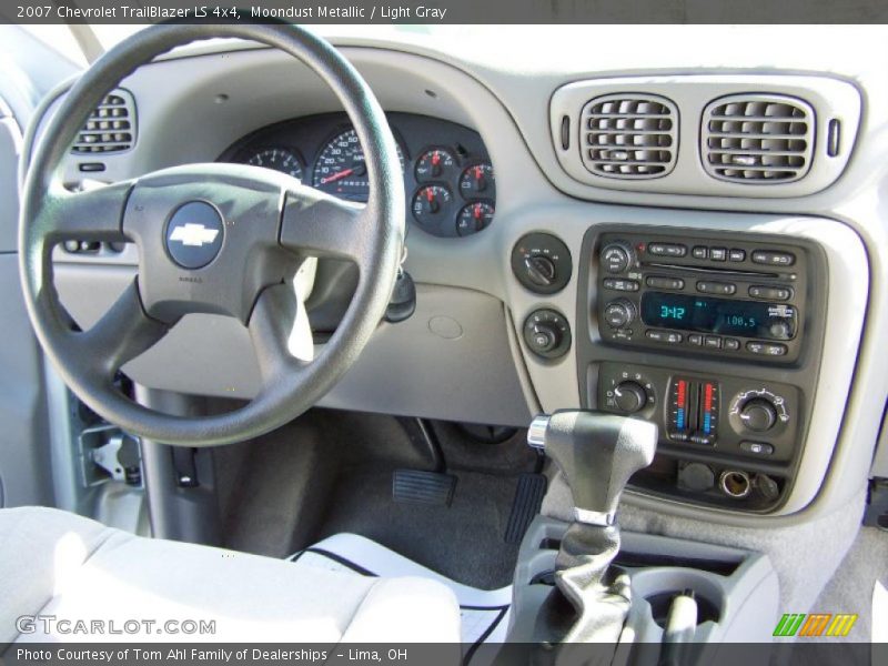 Moondust Metallic / Light Gray 2007 Chevrolet TrailBlazer LS 4x4