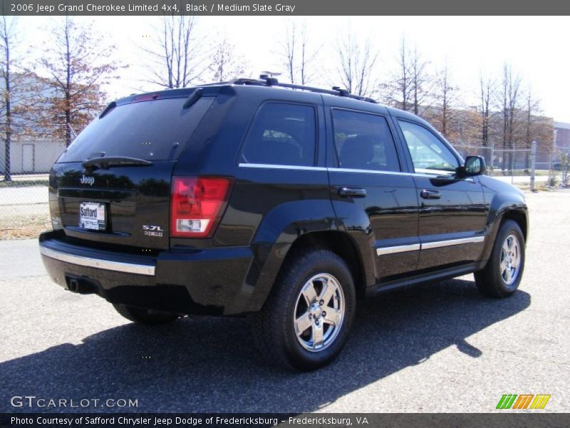 Black / Medium Slate Gray 2006 Jeep Grand Cherokee Limited 4x4