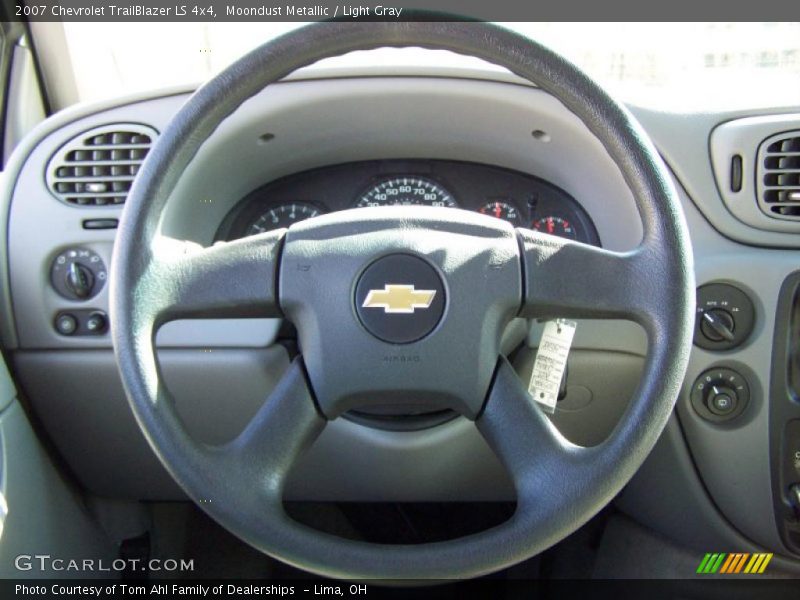 Moondust Metallic / Light Gray 2007 Chevrolet TrailBlazer LS 4x4