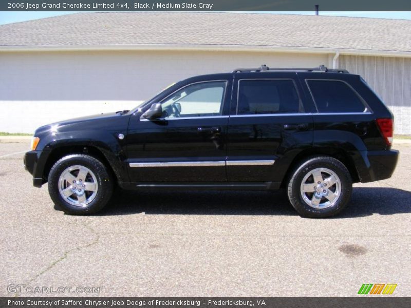 Black / Medium Slate Gray 2006 Jeep Grand Cherokee Limited 4x4