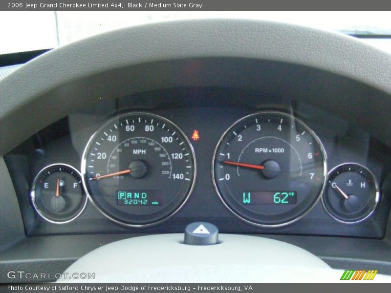 Black / Medium Slate Gray 2006 Jeep Grand Cherokee Limited 4x4