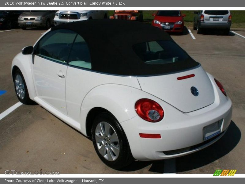 Candy White / Black 2010 Volkswagen New Beetle 2.5 Convertible