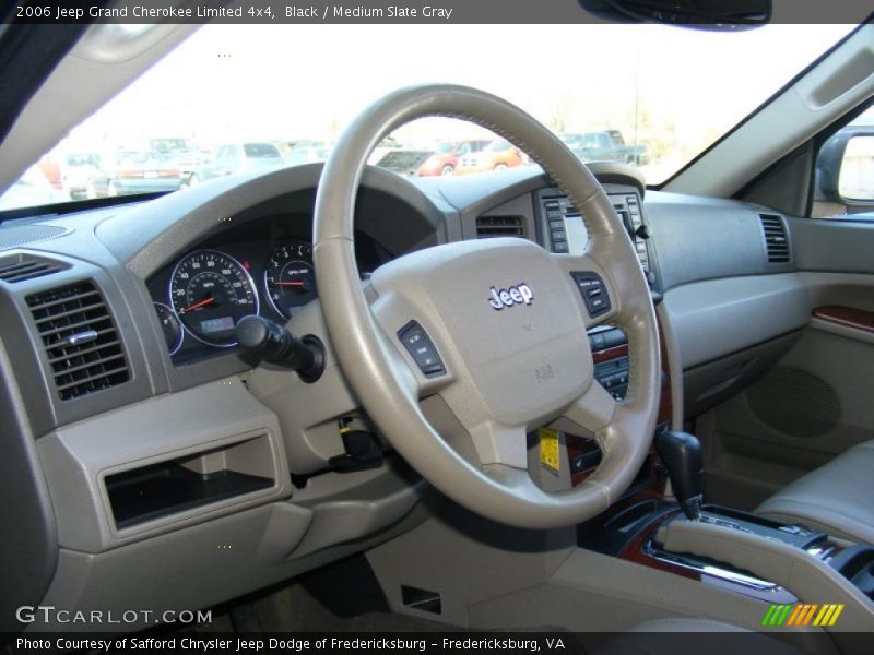 Black / Medium Slate Gray 2006 Jeep Grand Cherokee Limited 4x4