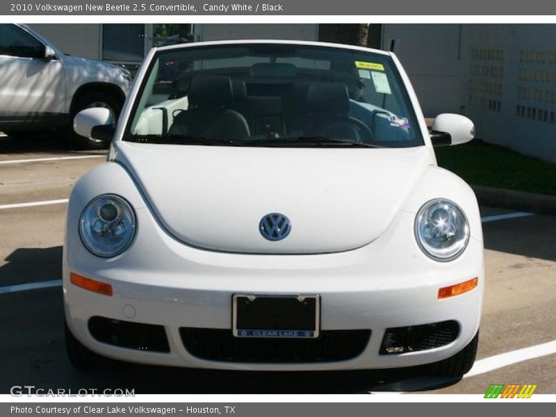 Candy White / Black 2010 Volkswagen New Beetle 2.5 Convertible