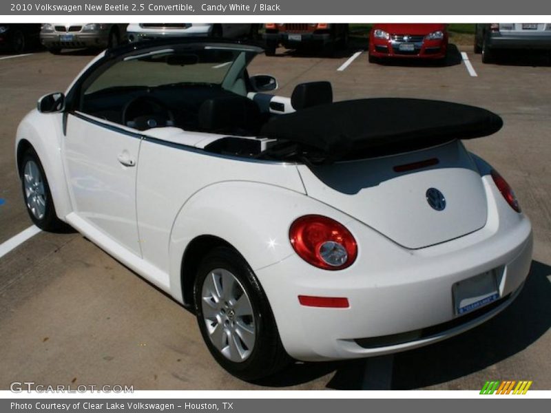 Candy White / Black 2010 Volkswagen New Beetle 2.5 Convertible