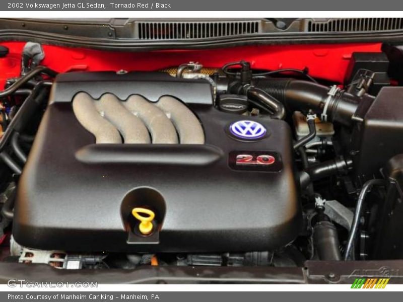 Tornado Red / Black 2002 Volkswagen Jetta GL Sedan