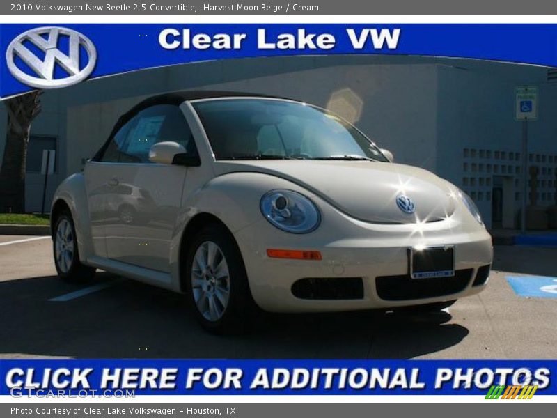 Harvest Moon Beige / Cream 2010 Volkswagen New Beetle 2.5 Convertible