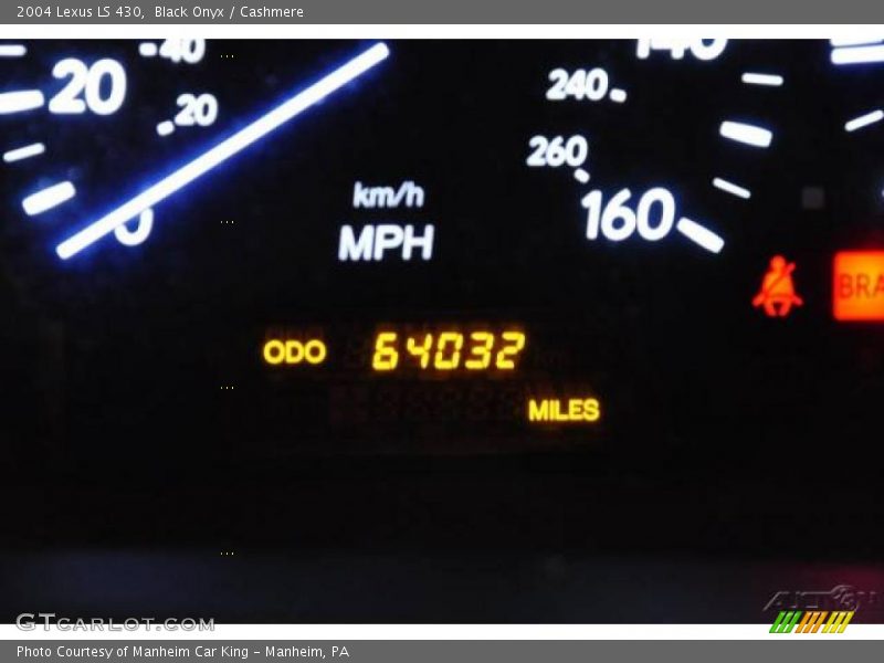 Black Onyx / Cashmere 2004 Lexus LS 430