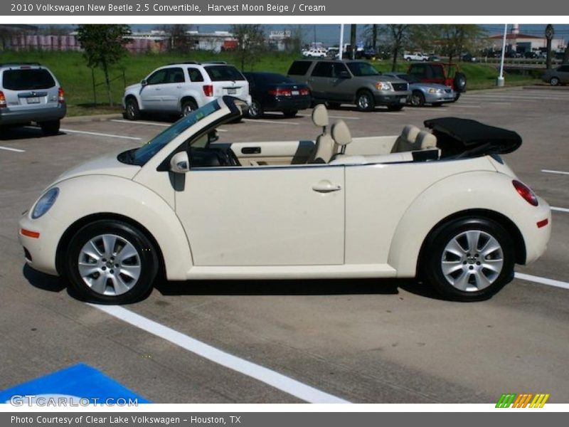 Harvest Moon Beige / Cream 2010 Volkswagen New Beetle 2.5 Convertible