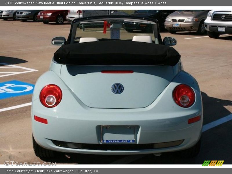 Aquarius Blue/Campanella White / White 2010 Volkswagen New Beetle Final Edition Convertible