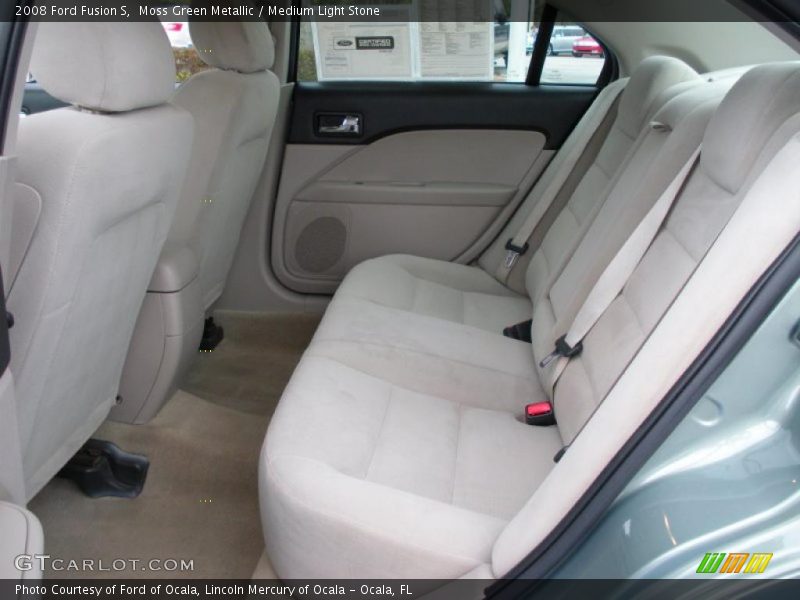 Moss Green Metallic / Medium Light Stone 2008 Ford Fusion S