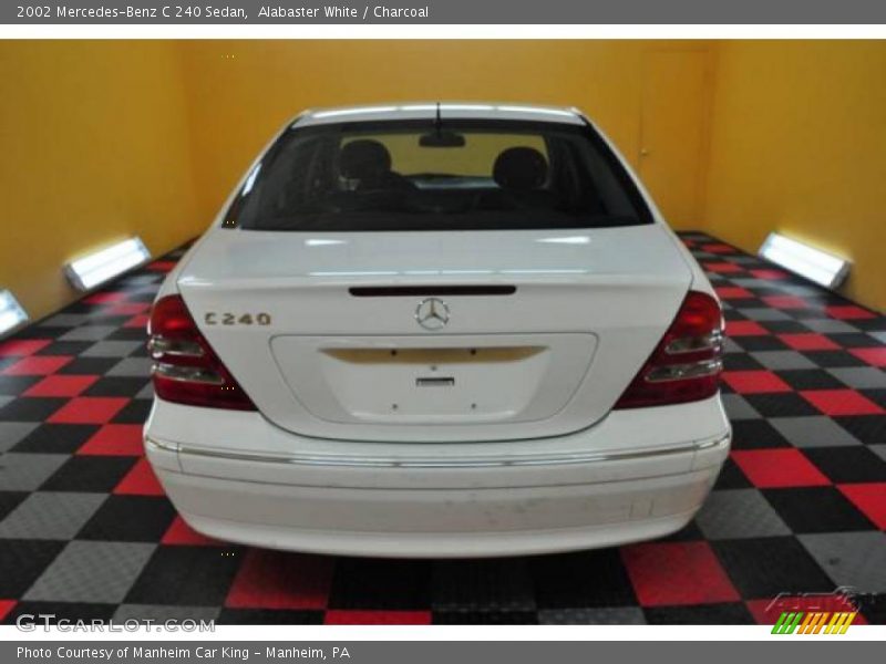 Alabaster White / Charcoal 2002 Mercedes-Benz C 240 Sedan