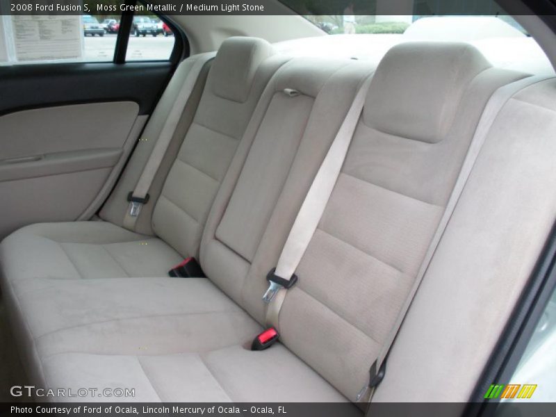 Moss Green Metallic / Medium Light Stone 2008 Ford Fusion S