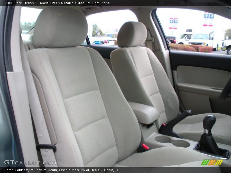 Moss Green Metallic / Medium Light Stone 2008 Ford Fusion S