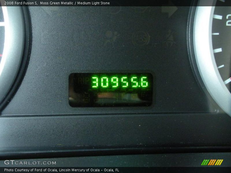 Moss Green Metallic / Medium Light Stone 2008 Ford Fusion S