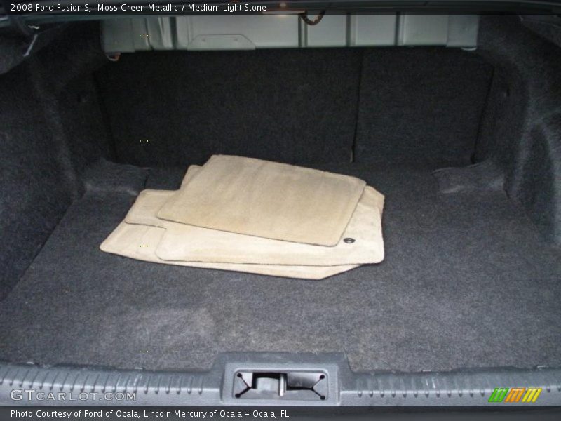 Moss Green Metallic / Medium Light Stone 2008 Ford Fusion S