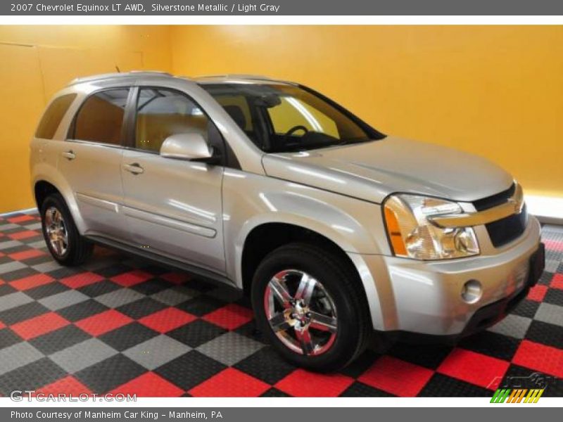 Silverstone Metallic / Light Gray 2007 Chevrolet Equinox LT AWD