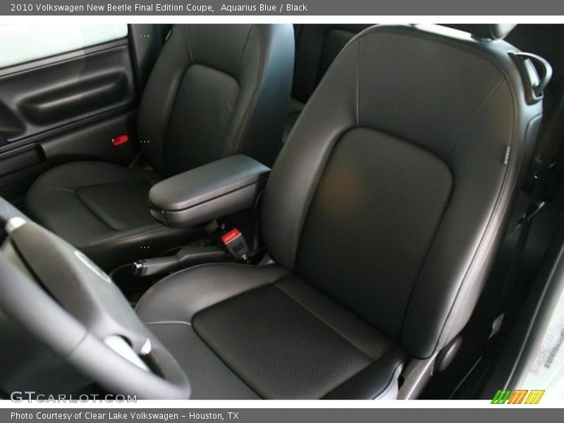Aquarius Blue / Black 2010 Volkswagen New Beetle Final Edition Coupe